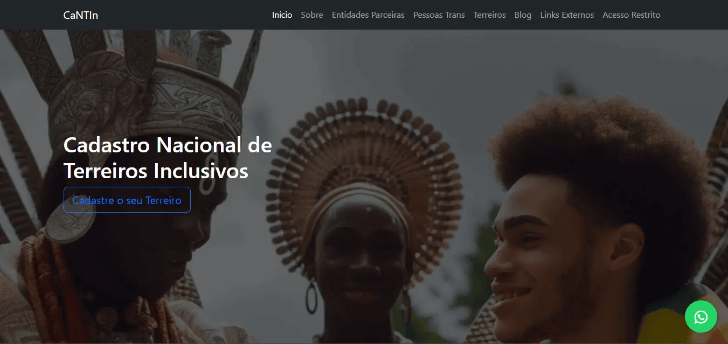 CaNTIn - Cadastro Nacional de Terreiros Inclusivos